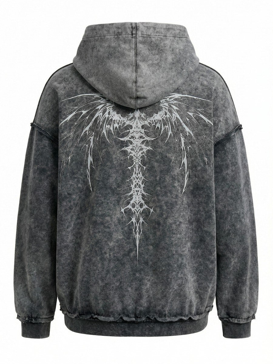 Printed Garment-Dyed Cotton Zipper
