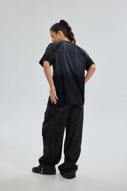 T-shirt with piercing