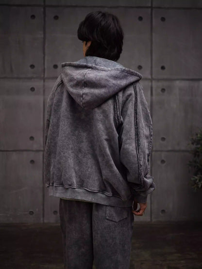 Zipper with Visible Stitching (Mans)