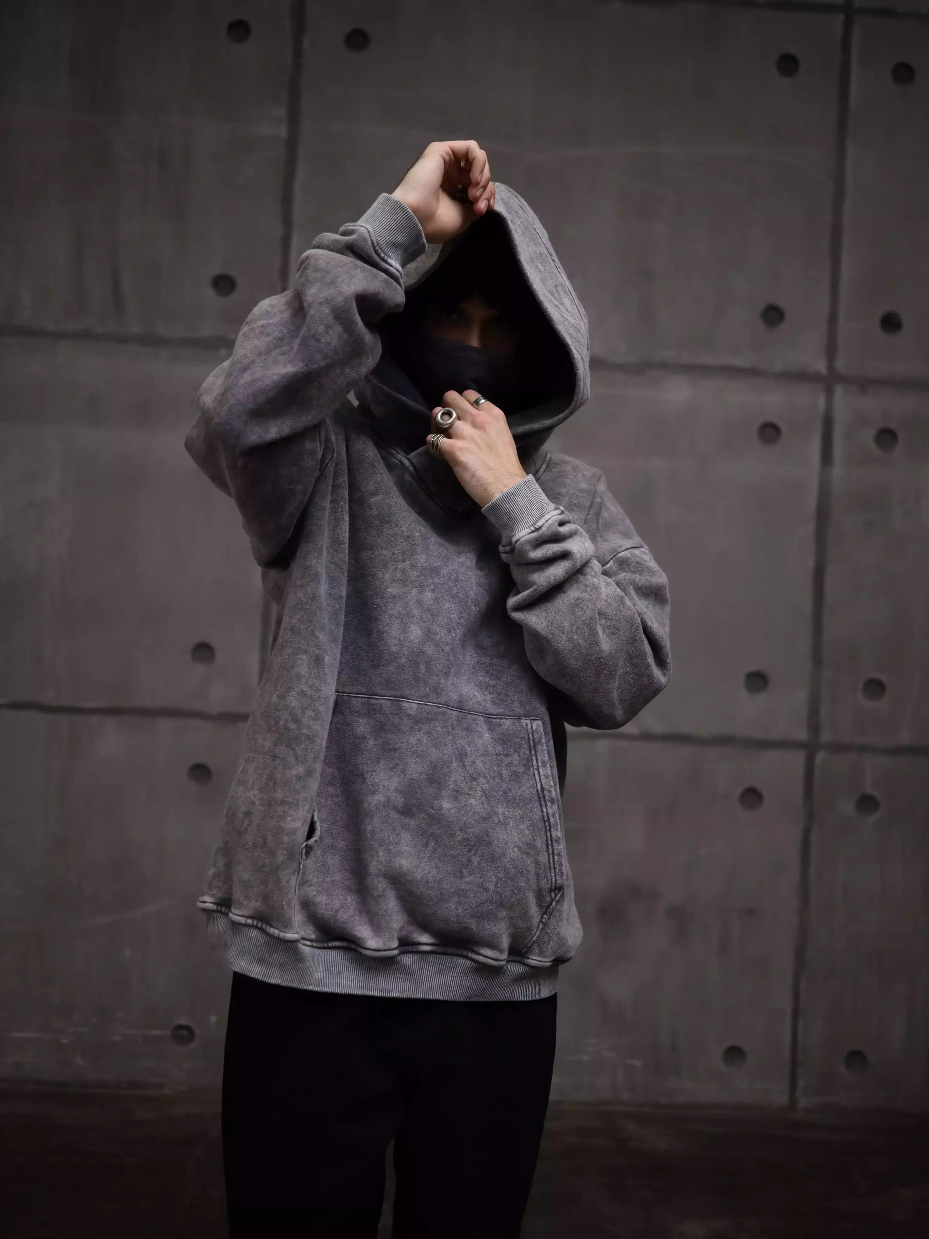 Men’s Ninja Washed Hoodie