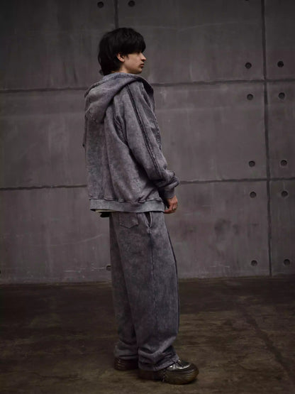 Zipper with Visible Stitching (Mans)