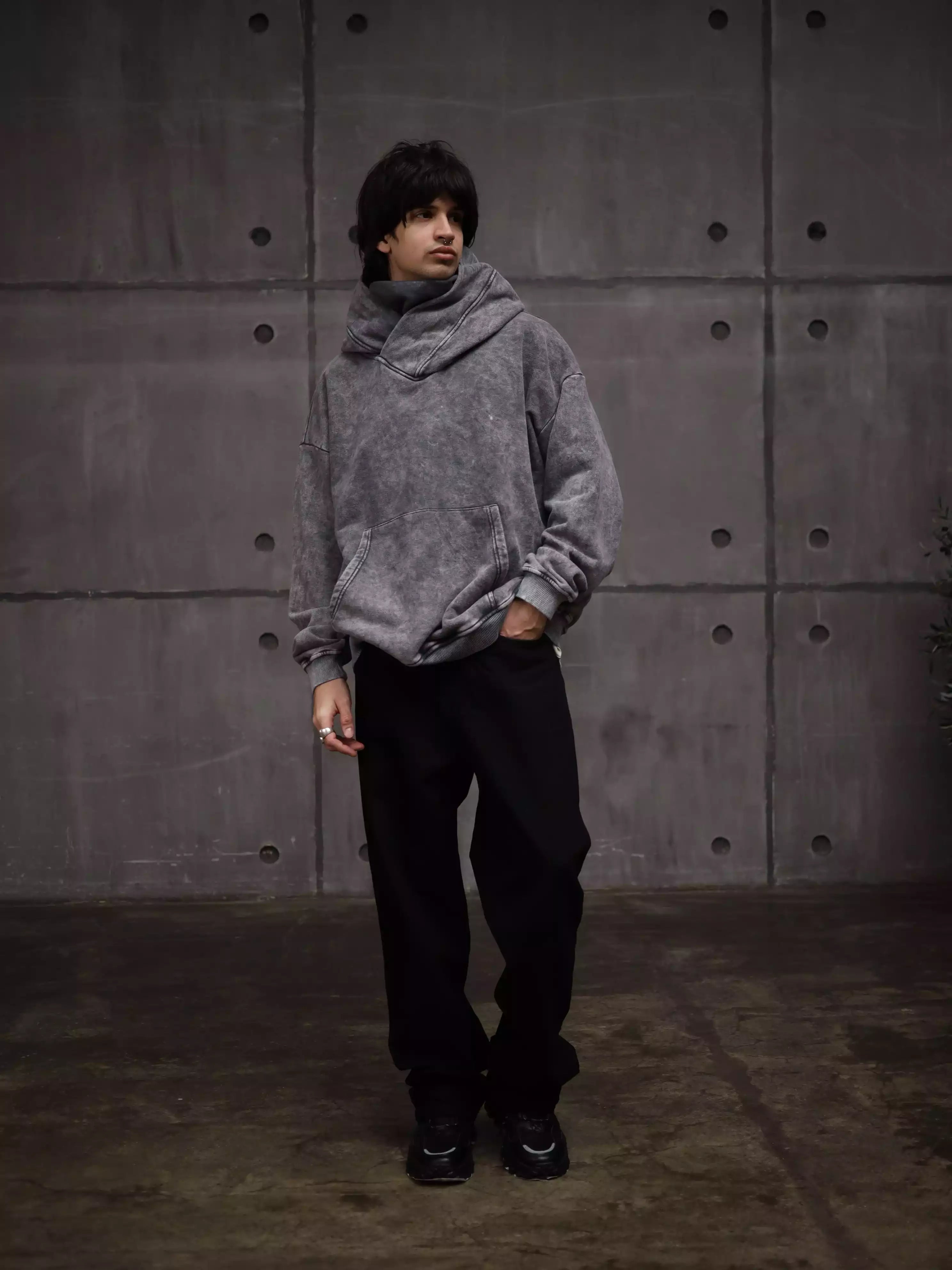 Men’s Ninja Washed Hoodie