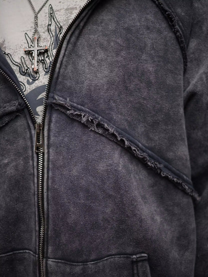 Zipper with Visible Stitching (Mans)