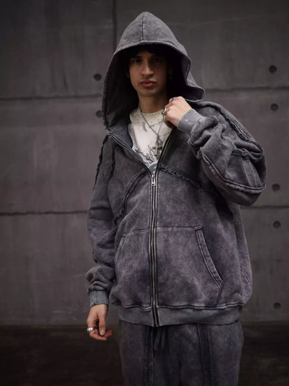 Zipper with Visible Stitching (Mans)