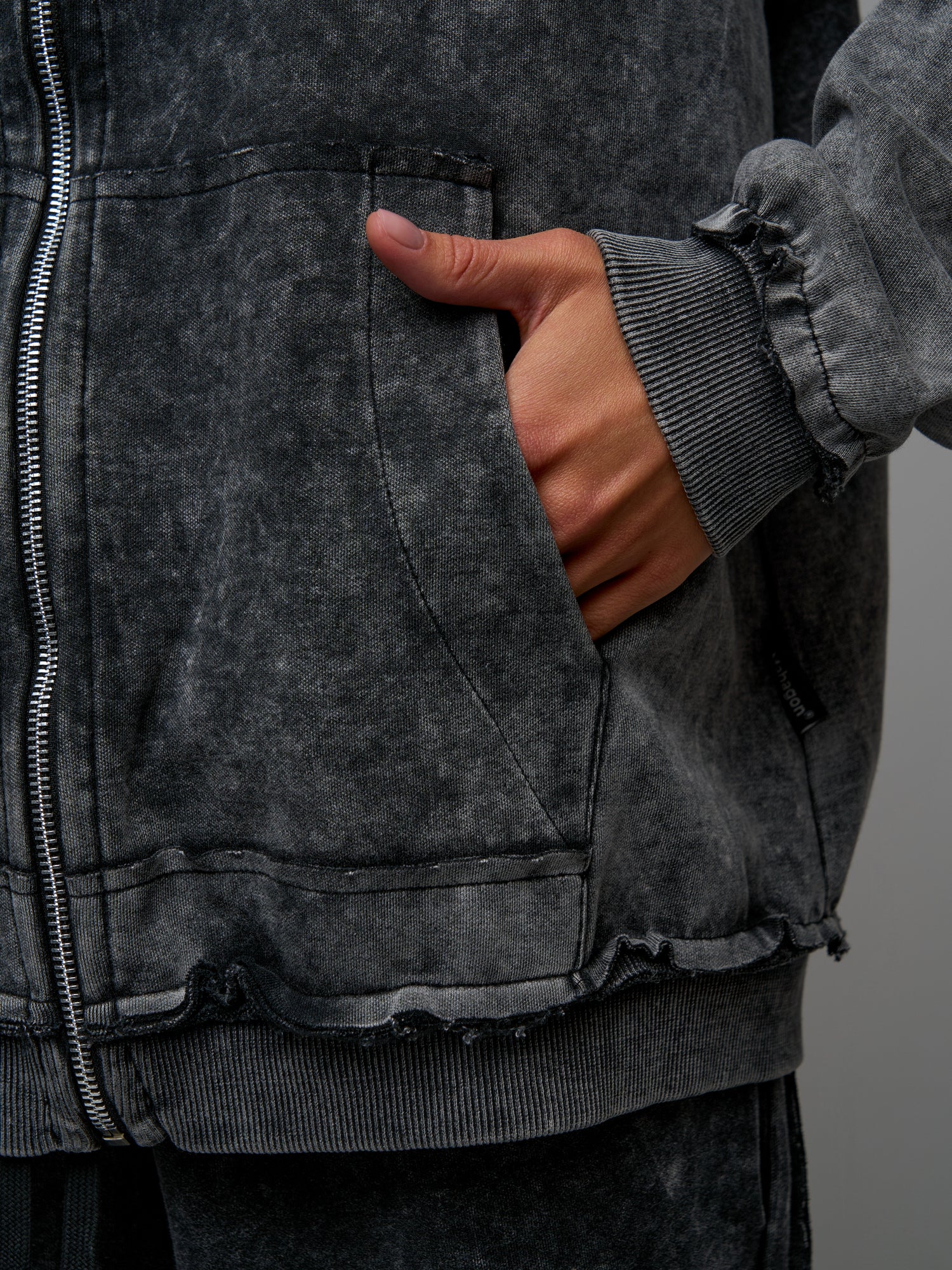 Printed Garment-Dyed Cotton Zipper