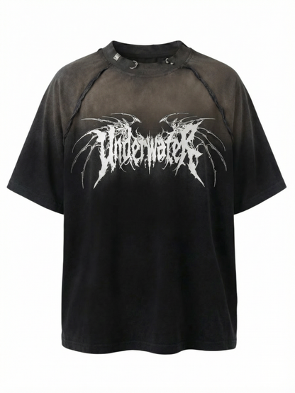 T-shirt with piercing